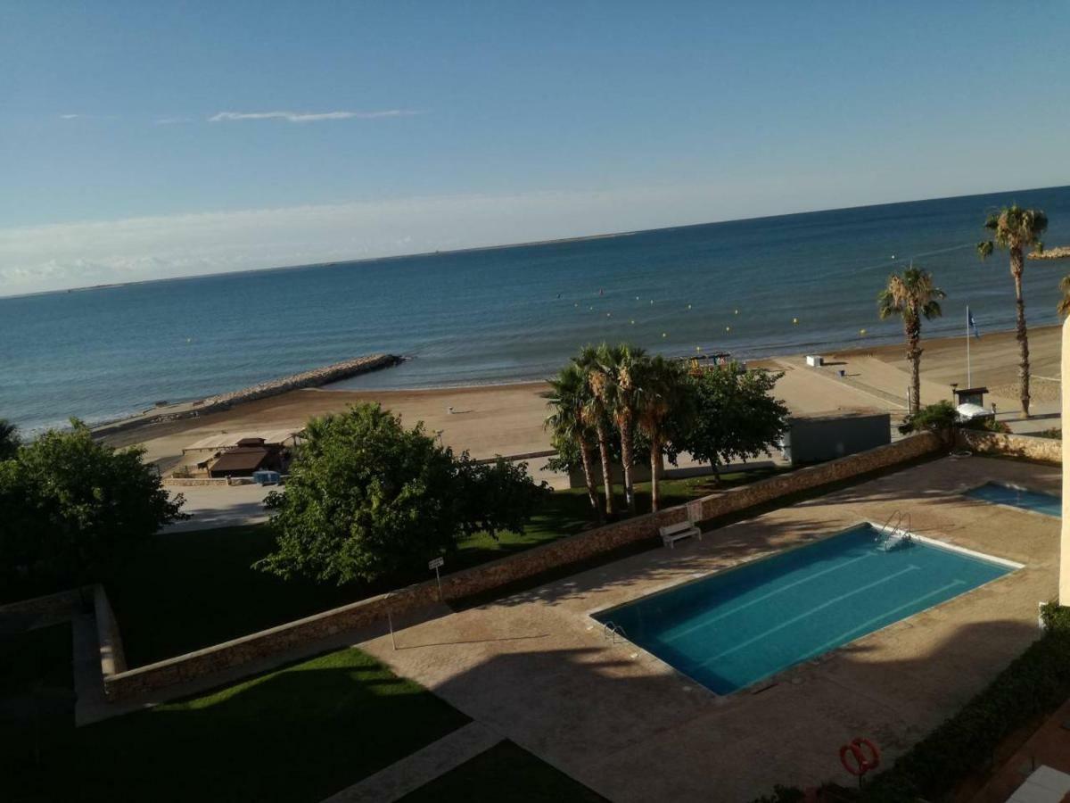 Atico Primer Linea De Mar Con Piscina En Ebrehogar Sant Carlos de la Ràpita 外观 照片
